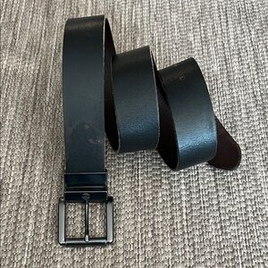 Timberland Reversible Black and Brown Leather Belt size 36